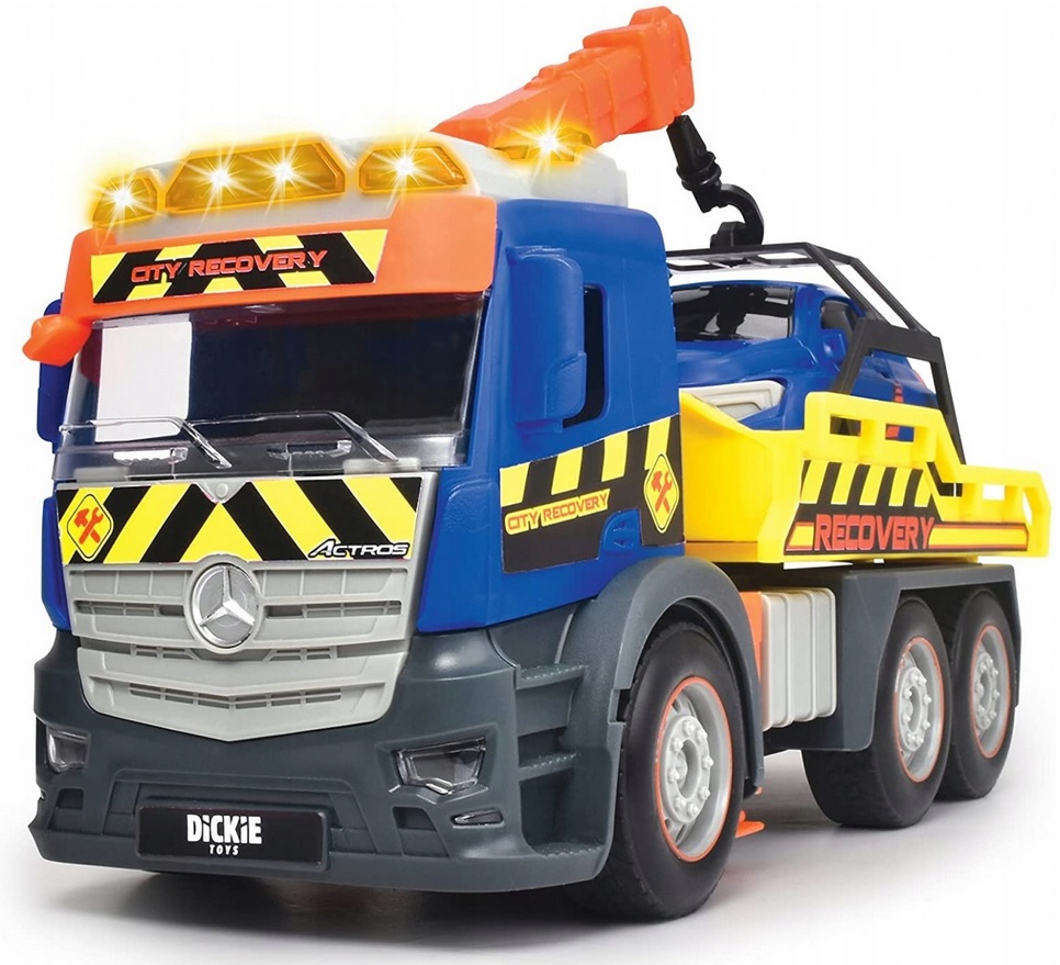 6176 DICKIE TOYS CIĘŻARÓWKA LAWETA Z PODNOŚNIKIEM