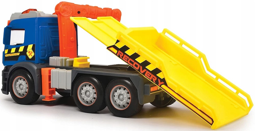 6176 DICKIE TOYS CIĘŻARÓWKA LAWETA Z PODNOŚNIKIEM