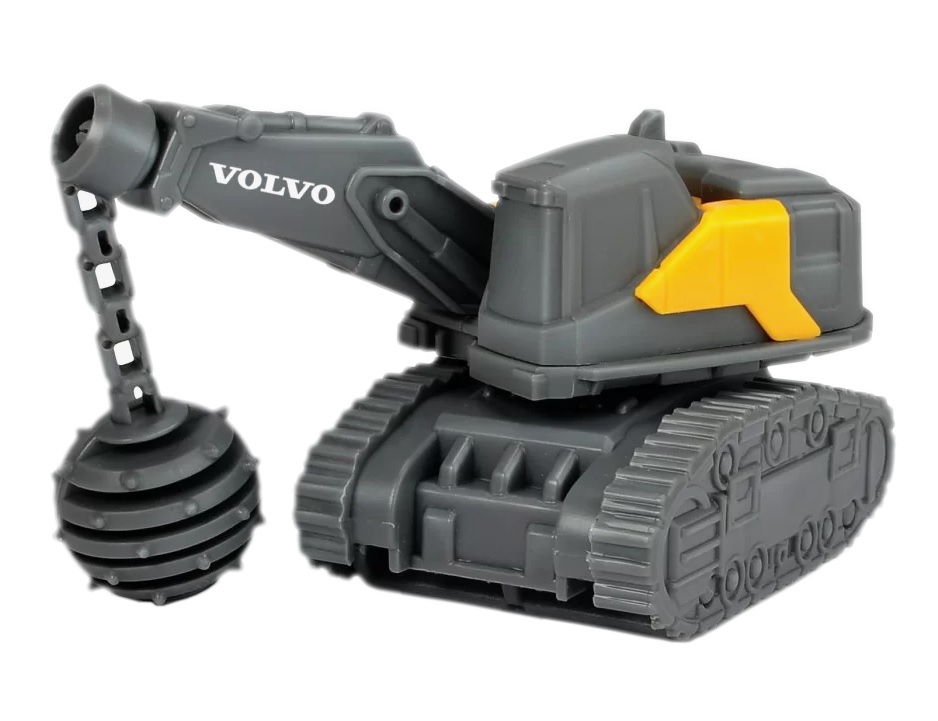 1424 Zestaw 3 pojazdów budowlanych VOLVO Dickie Toys koparka wywrotka ładowarka