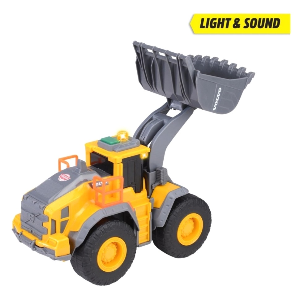 7646 Ładowarka Spychacz VOLVO Dickie Toys światło dźwięk zabawka budowlana