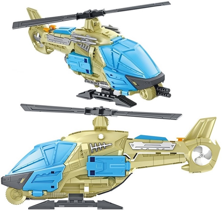 * 2037 Helikopter Wojskowy Zabawka dla Dzieci + Pojazd Militarny Wojsko
