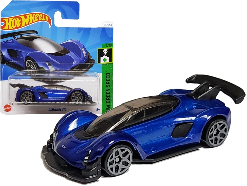 0227 METALOWY SAMOCHODZIK HOT WHEELS CZINGER 21C GREEN SPEED 13/250