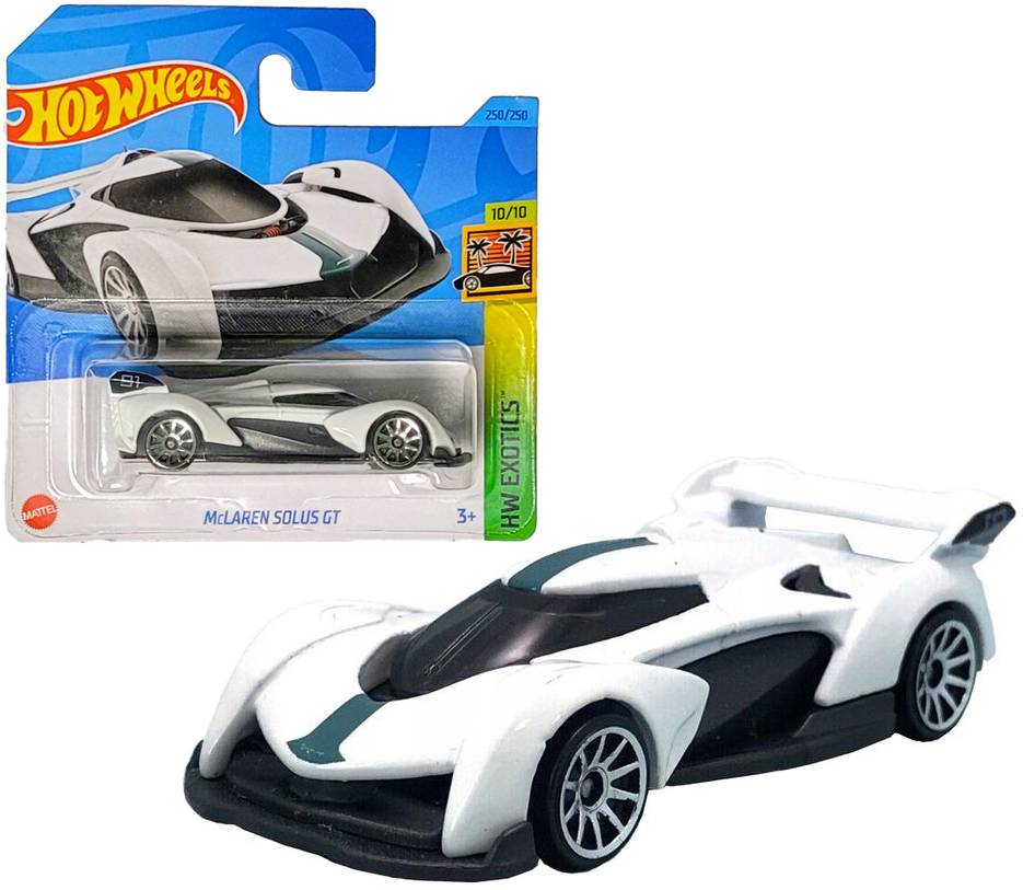 0227 METALOWY SAMOCHODZIK HOT WHEELS McLAREN SOLUS GT EXOTICS 250/250