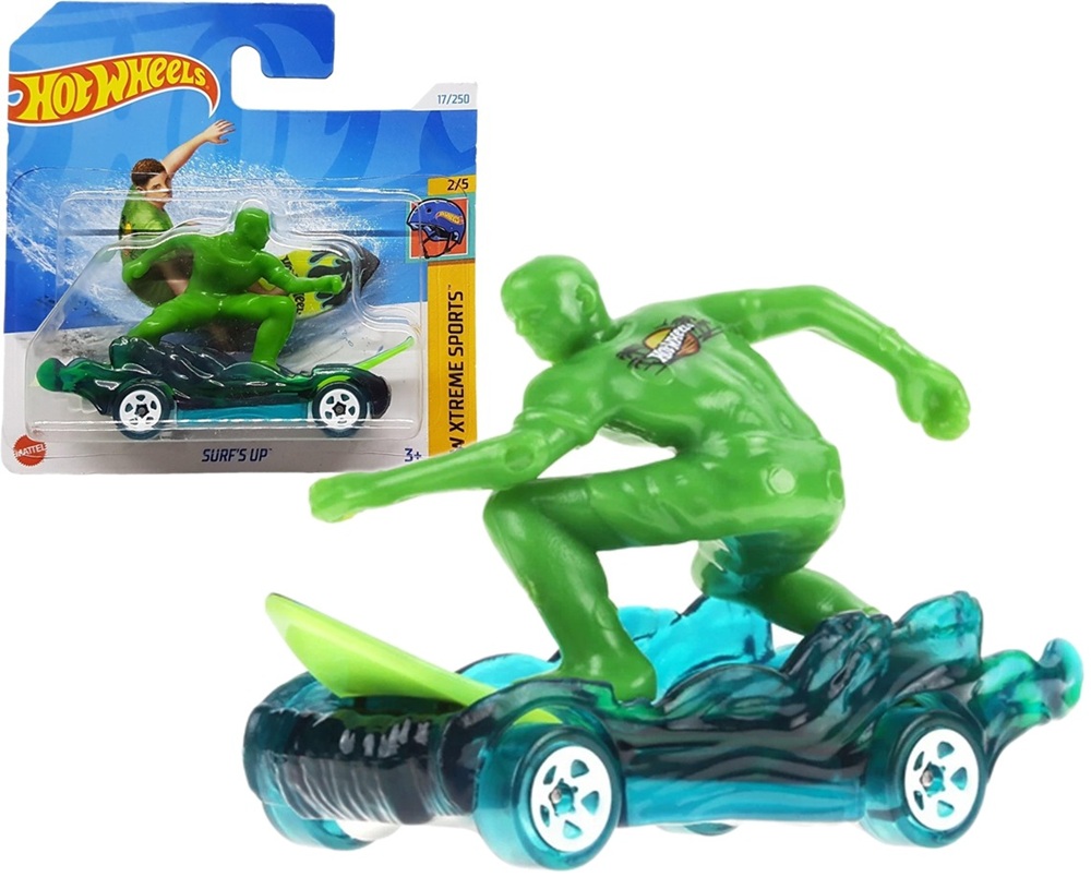 0227 METALOWY SAMOCHODZIK HOT WHEELS SURF'S UP XTREME SPORTS 17/250