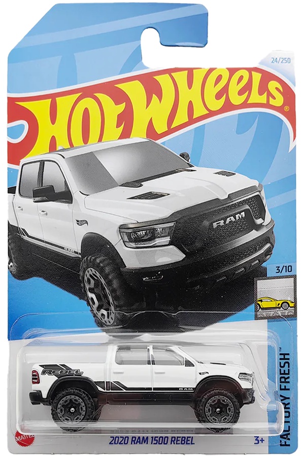 0227 METALOWY SAMOCHODZIK HOT WHEELS 2020 RAM 1500 REBEL FACTORY FRESH 24/250