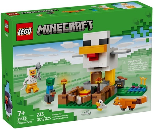 21585 Klocki Lego Minecraft Farma kurczaków 233 elementy 
