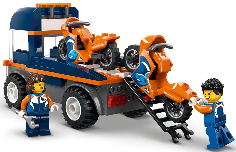 60491 Klocki Lego City Laweta dla motocykli 88 elementów