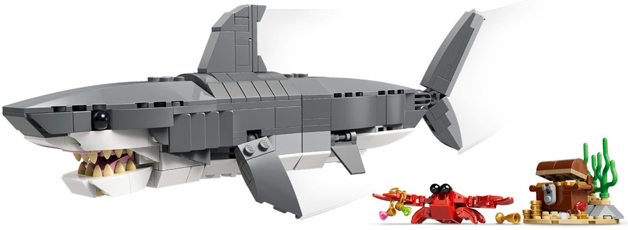 31381 Klocki Lego Creator Groźny rekin i skrzynia ze skarbem 379 elementów 