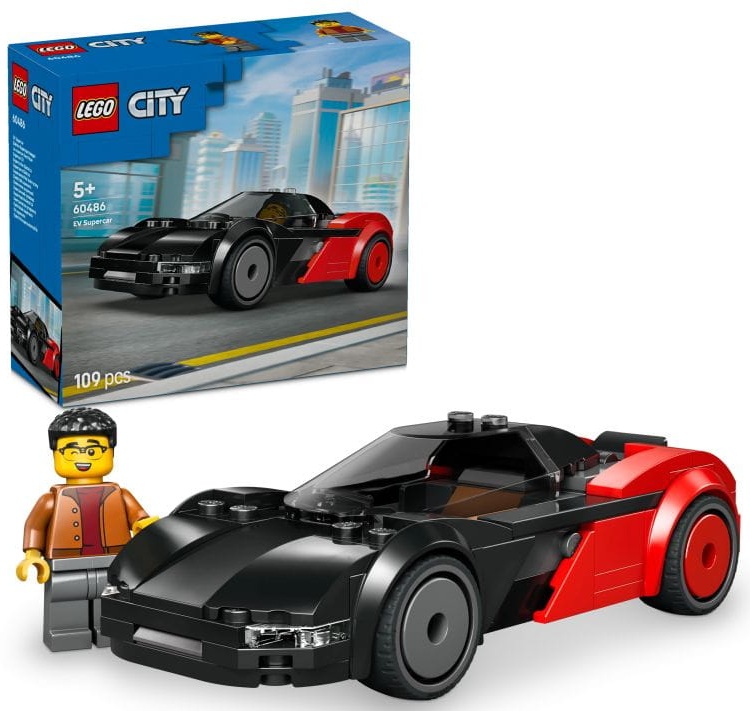 60486  Klocki Lego City Supersamochód elektryczny 109 elementów
