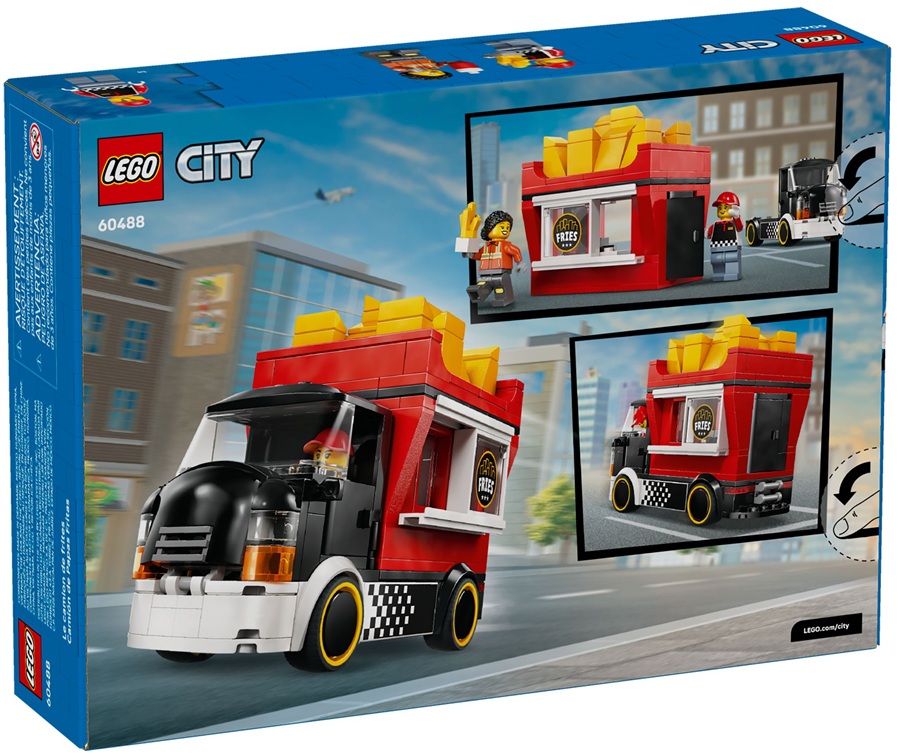 60488  Klocki Lego City Food truck z frytkami 216 elementów
