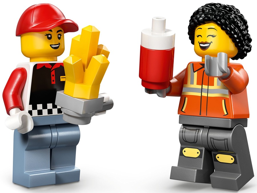 60488  Klocki Lego City Food truck z frytkami 216 elementów