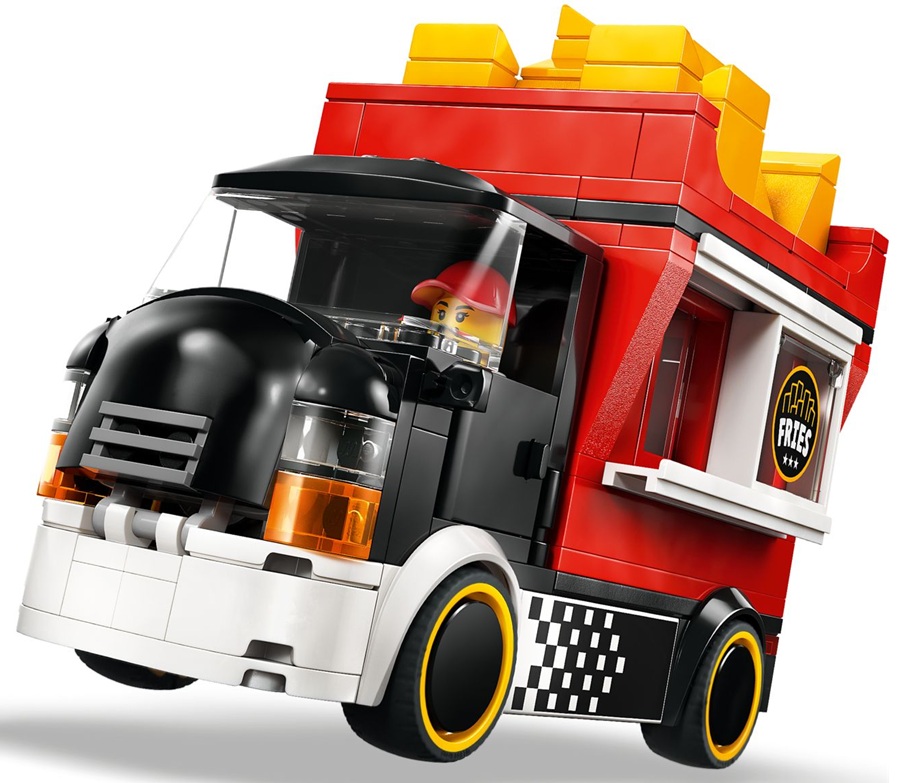 60488  Klocki Lego City Food truck z frytkami 216 elementów