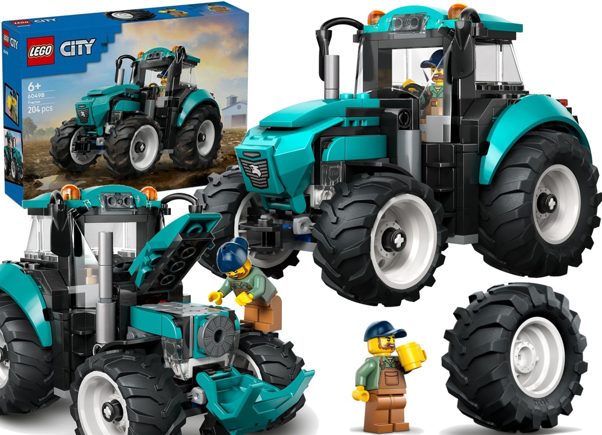 60498 Klocki Lego City Traktor 60498 pojazd rolniczy 204 elementy 