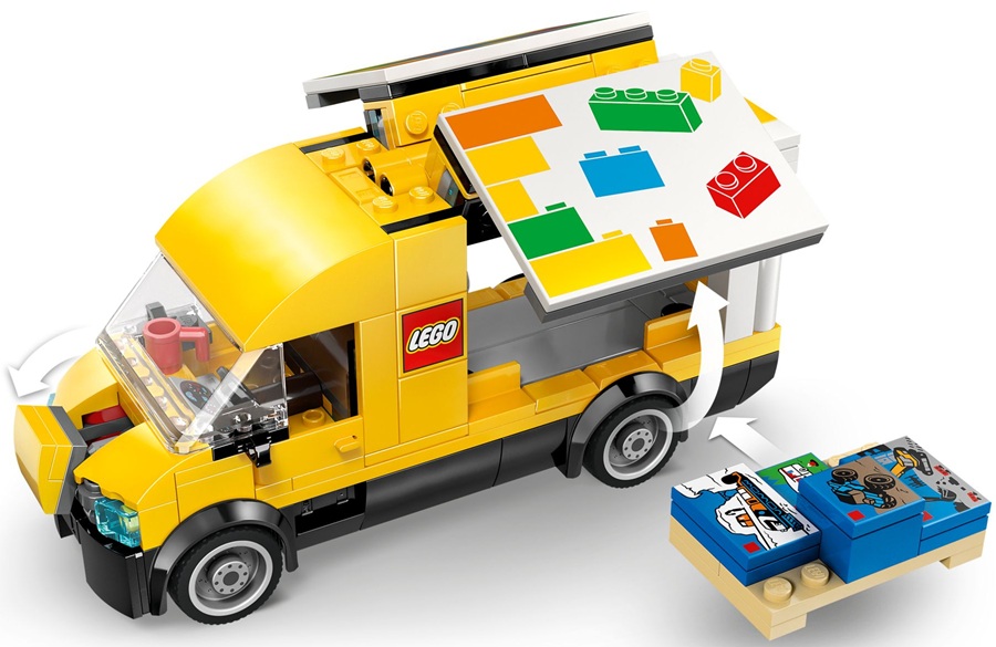 60500 Klocki Lego City Furgonetka LEGO  276 elementów 