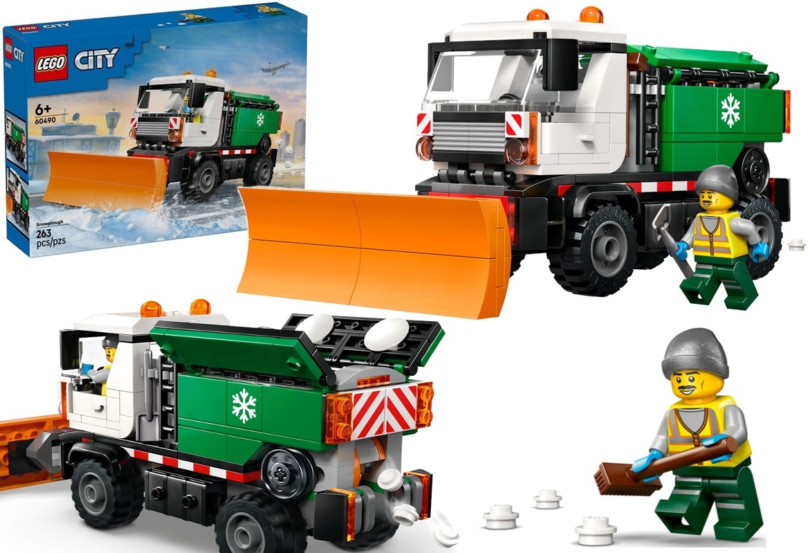 60490 Klocki Lego City Pług śnieżny 263 elementy 