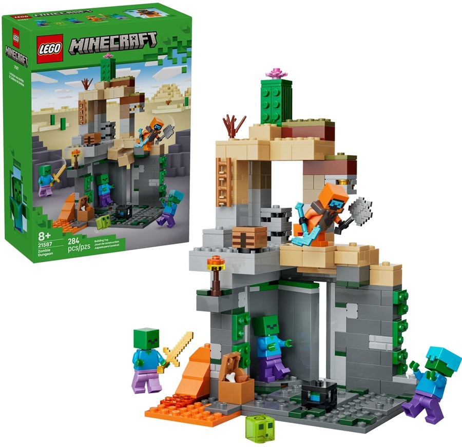 21587 Klocki Lego Minecraft Loch zombie 284 elementy 