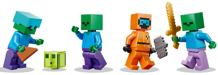 21587 Klocki Lego Minecraft Loch zombie 284 elementy 