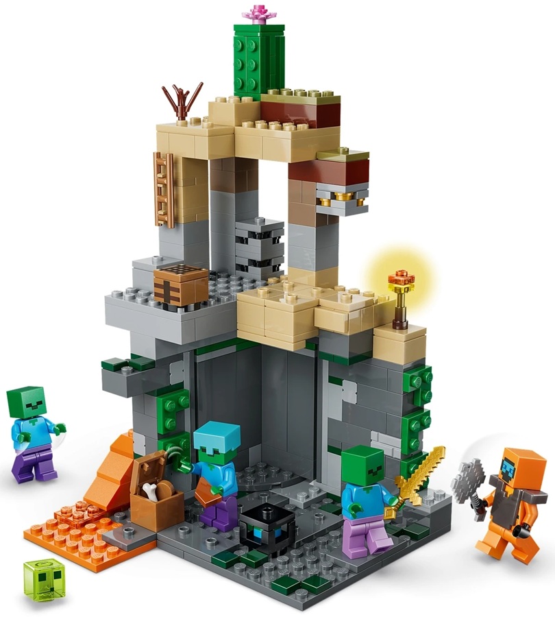 21587 Klocki Lego Minecraft Loch zombie 284 elementy 