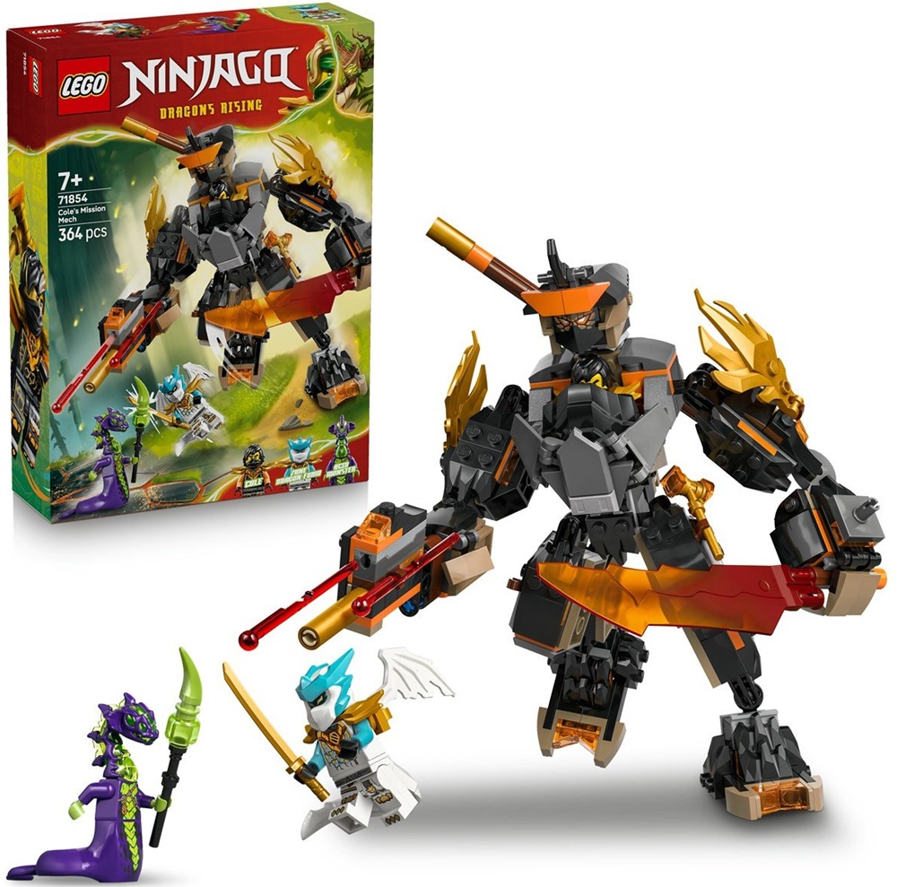 71854 Klocki Lego Ninjago Mech specjalny Cole’a Zane w smoczej zbroi 364 elementy