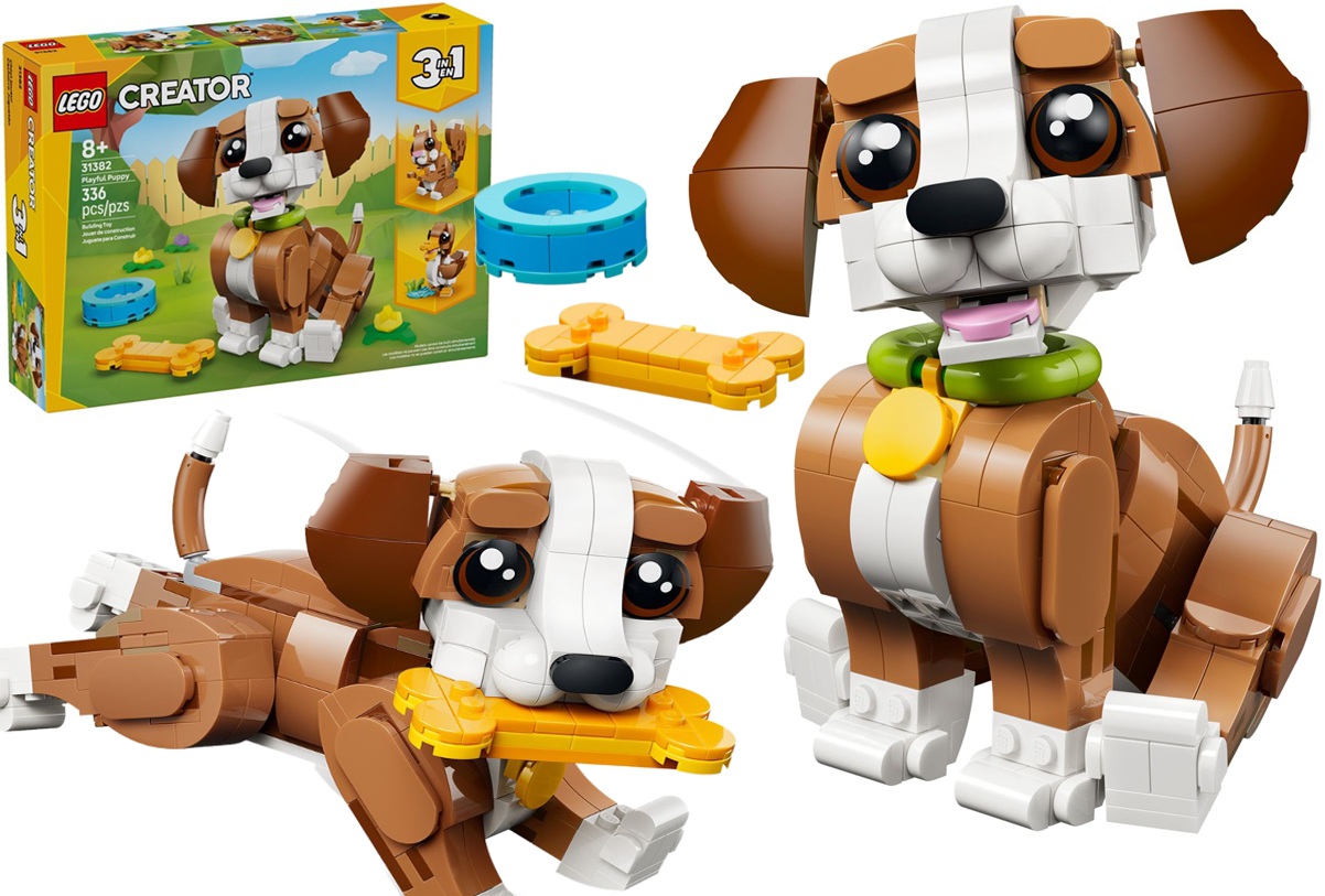 31382 Klocki Lego Creator Urocze zwierzątka: psotny szczeniaczek 336 elementów