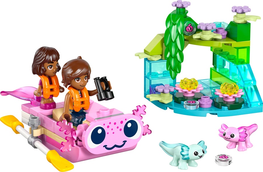 42681 Klocki Lego Friends Przygoda na aksolotlowej łodzi 95 elementów