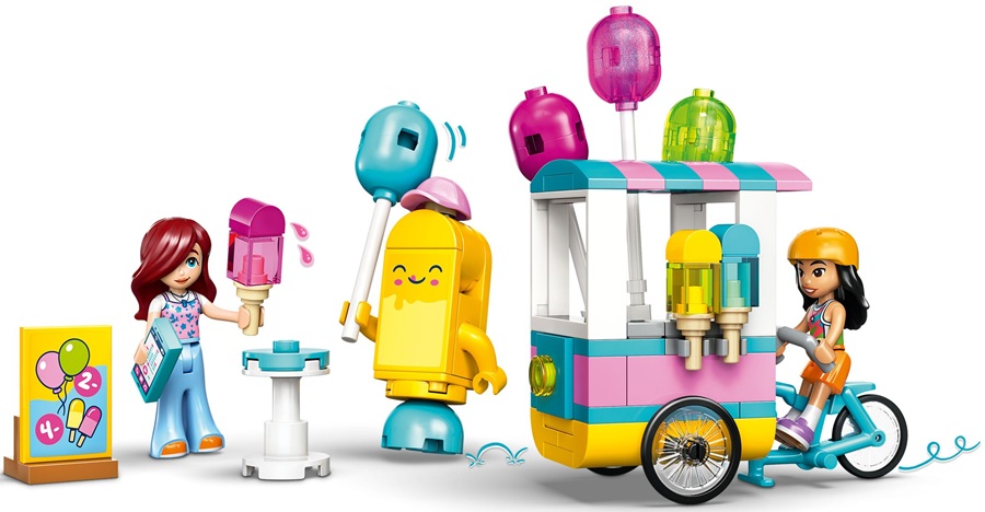 42692 Klocki Lego Friends Stoisko z lodami i balonami 107 elementów 