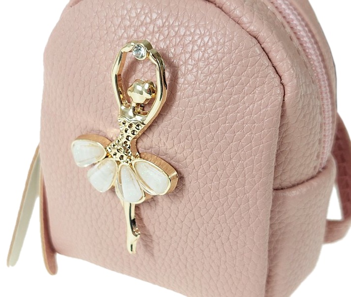 8038 Brelok portmonetka mini plecak baletnica brelok do kluczy torebki