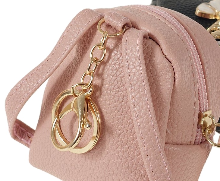 8038 Brelok portmonetka mini plecak baletnica brelok do kluczy torebki