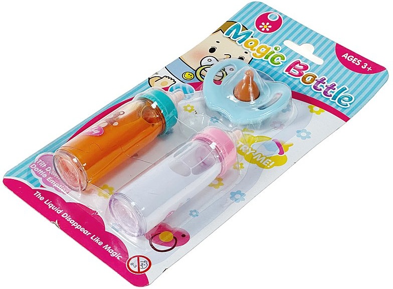 9424 Zestaw Magiczne buteleczki i smoczek dla lalek znikające mleko + sok 