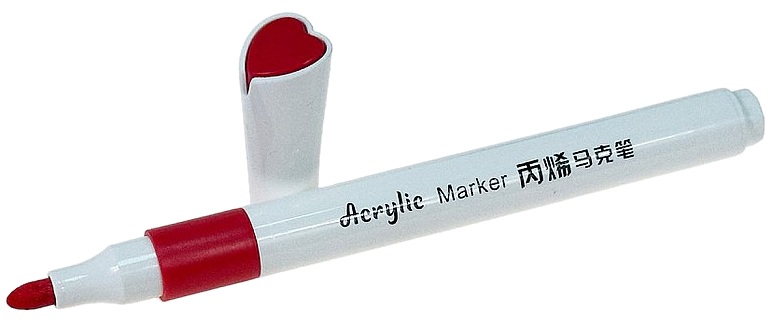 1085 24x Markery akrylowe zestaw kolorowe pisaki akrylowe do malowania rysunku