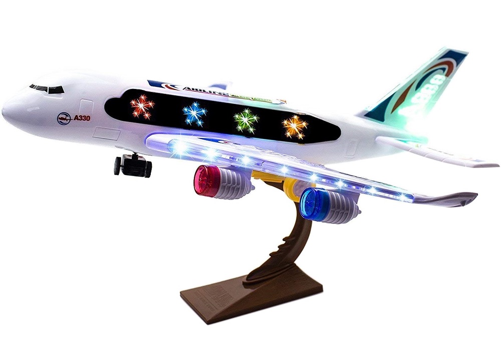 * 0576 Samolot pasażerski zabawka dźwięki muzyka światła samolocik dla dzieci