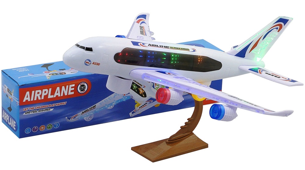 * 0576 Samolot pasażerski zabawka dźwięki muzyka światła samolocik dla dzieci