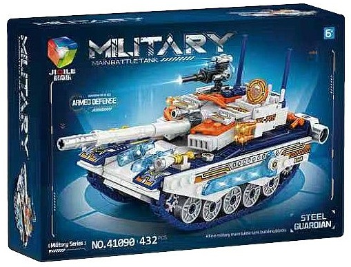 0758 Klocki Konstrukcyjne Czołg Wojskowy Tank Pojazd Militarny