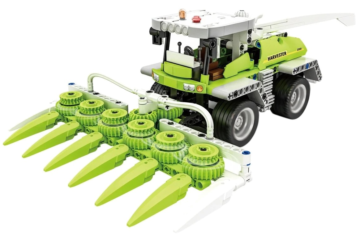 0949 Klocki Konstrukcyjne Kombajn Sieczkarnia Maszyna zestaw rolniczy