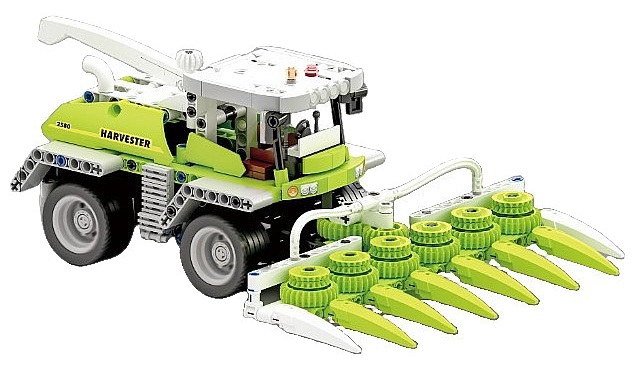 0949 Klocki Konstrukcyjne Kombajn Sieczkarnia Maszyna zestaw rolniczy