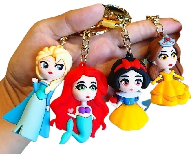 7321 Brelok Laleczki Księżniczki breloczek do kluczy torebki zawieszka