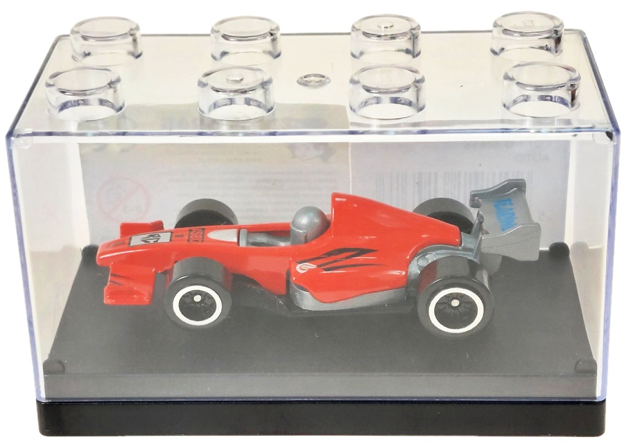 4383 Autko Wyścigowe w Gablotce Model Samochodu Formuła 1 Metalowy Resorak