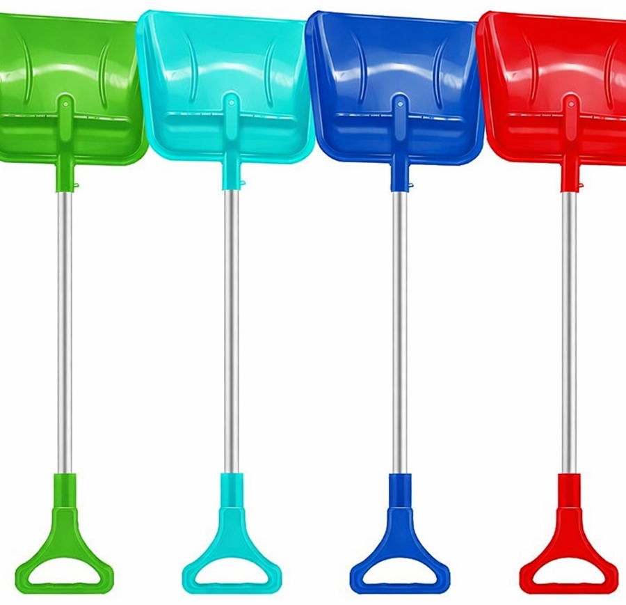 2099 Łopata szpadel do piaskownicy szypa do śniegu aluminiowy trzonek 80 x 27 cm