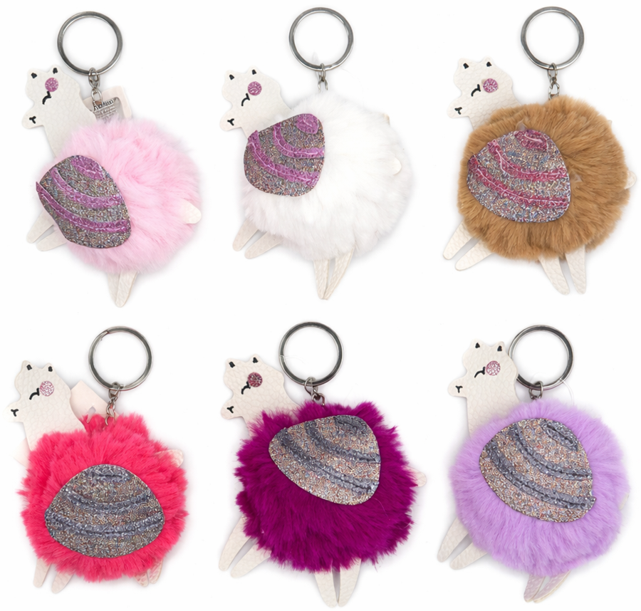 2641 Brelok Pluszowa Lama breloczek do kluczy torebki zawieszka 