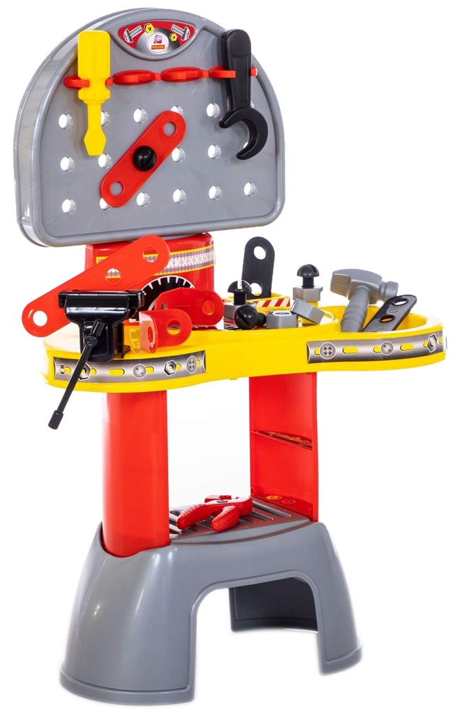 43238 Zestaw Małego Majsterkowicza Stół z Narzędziami Warsztat Mechanik