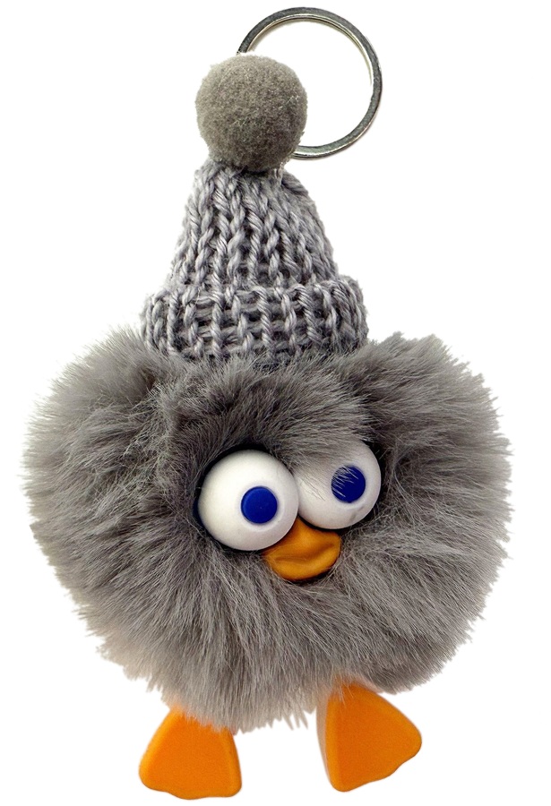 1060 Brelok Pluszowy ludzik w czapce breloczek do kluczy torebki zawieszka