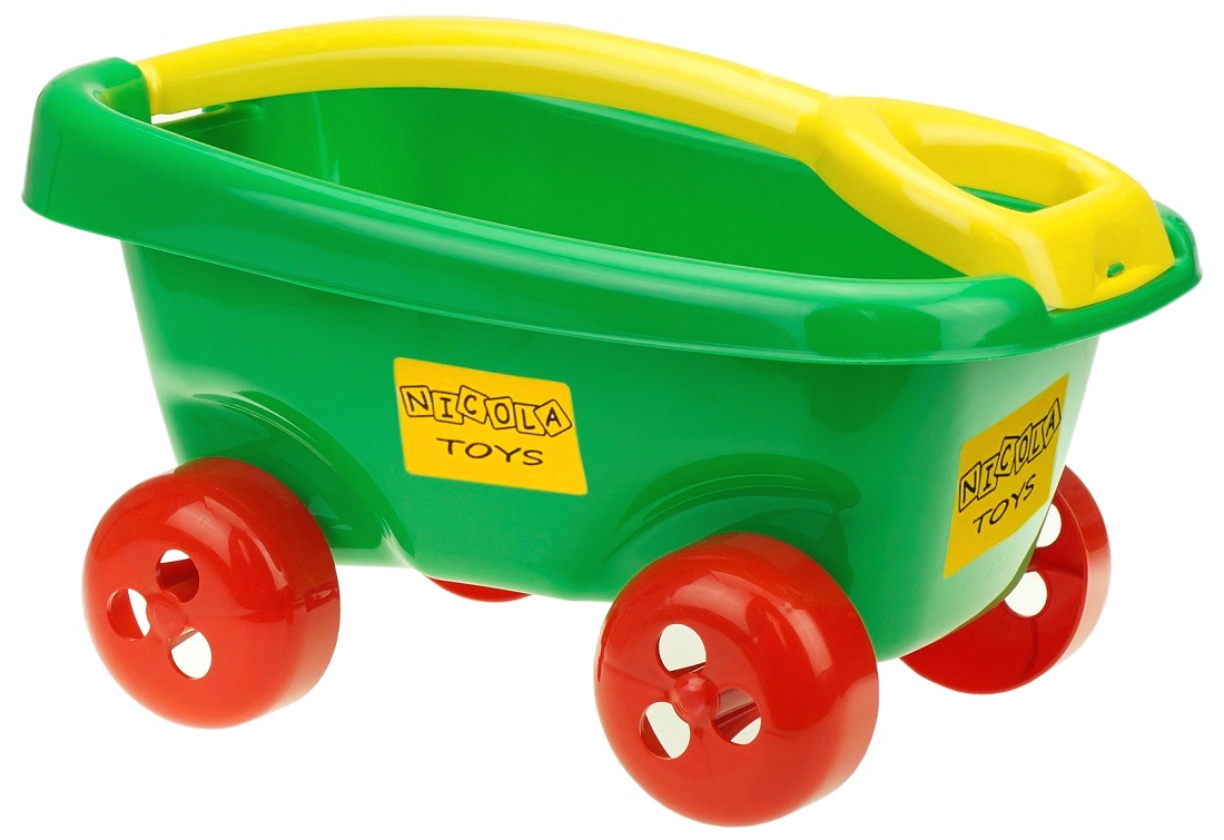 2129 Zestaw do piasku taczka wózek z rączką konewka wiaderko łopatka grabki sitko foremki Zielony