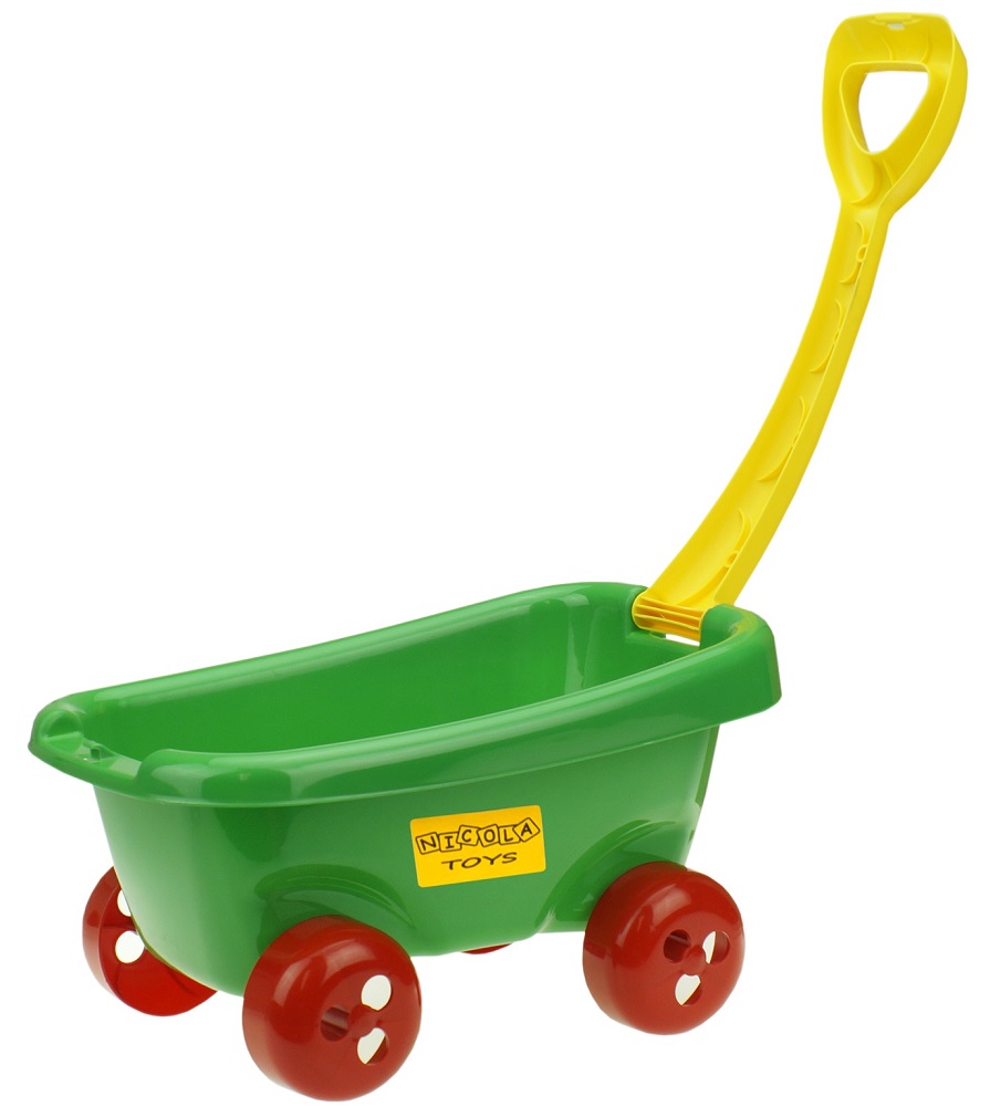 2129 Zestaw do piasku taczka wózek z rączką konewka wiaderko łopatka grabki sitko foremki Zielony
