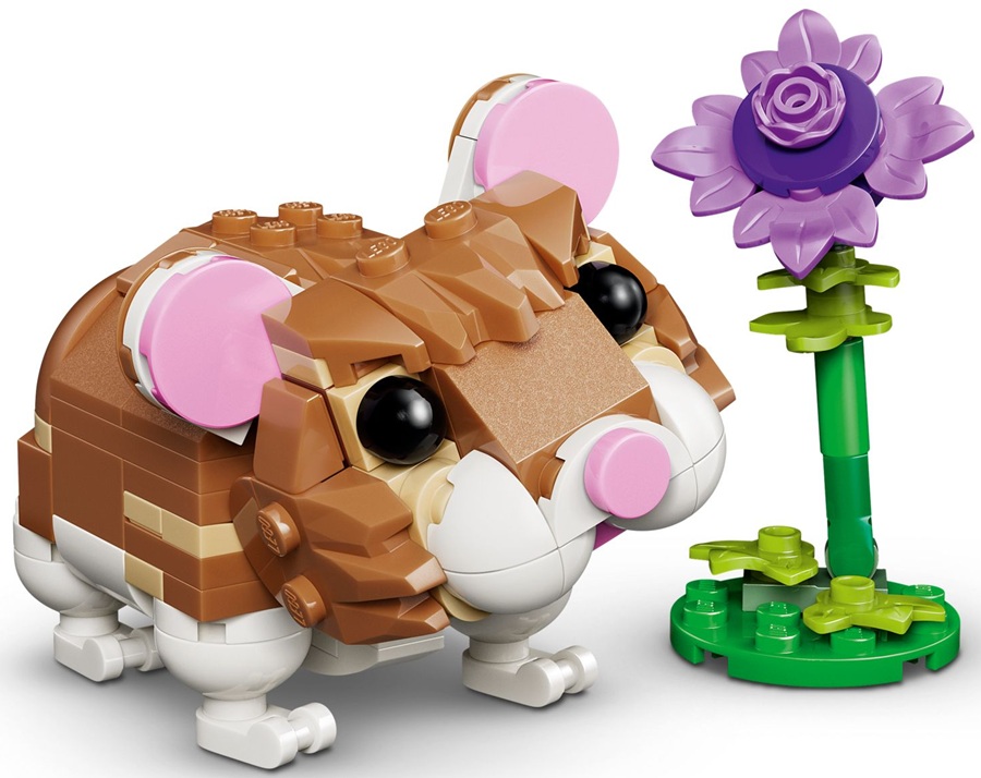 31376 Klocki Lego Creator Uroczy chomik z kwiatkiem 166 elementów 