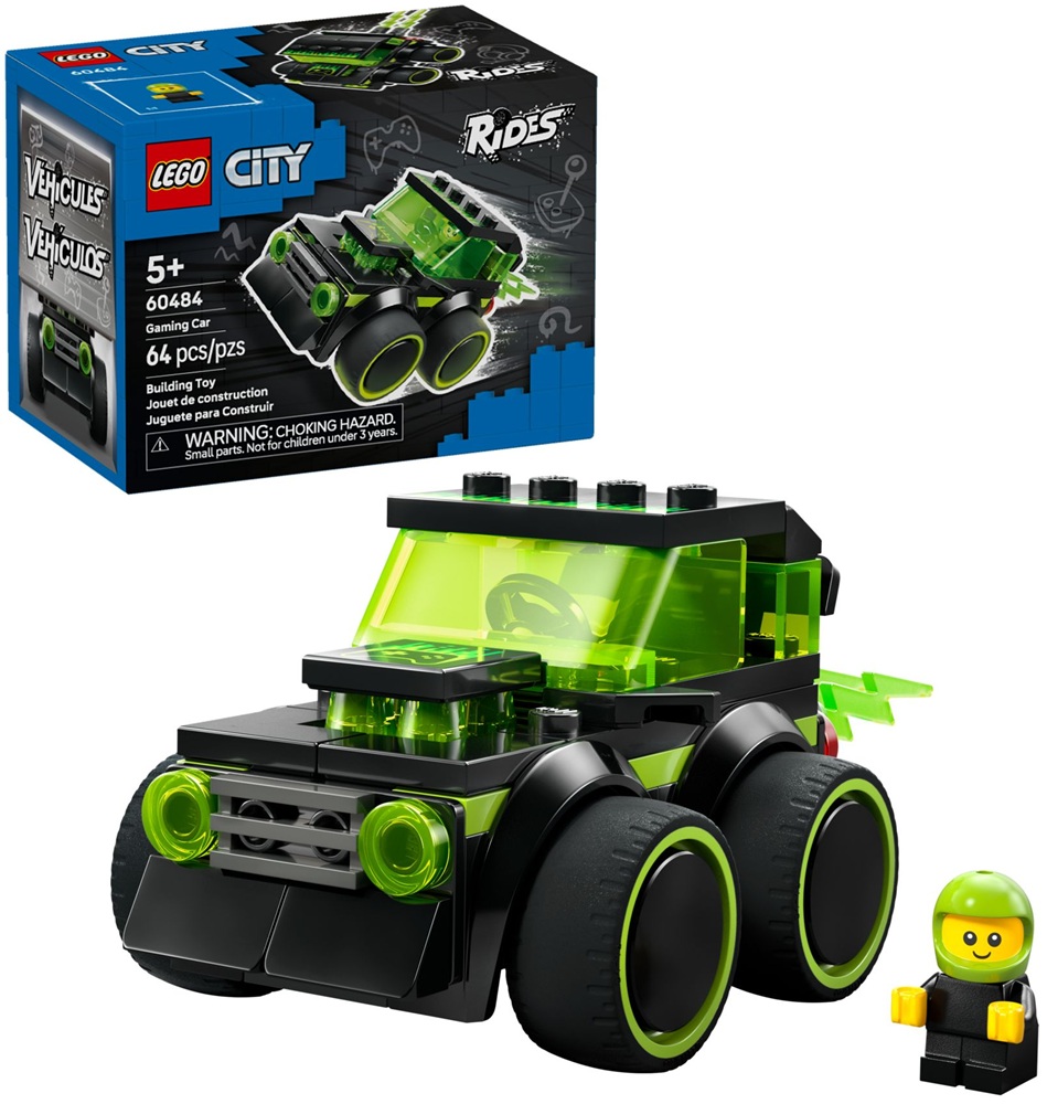 60484 Klocki Lego City Rides Pojazdy: Gamingowa wyścigówka 64 elementy 