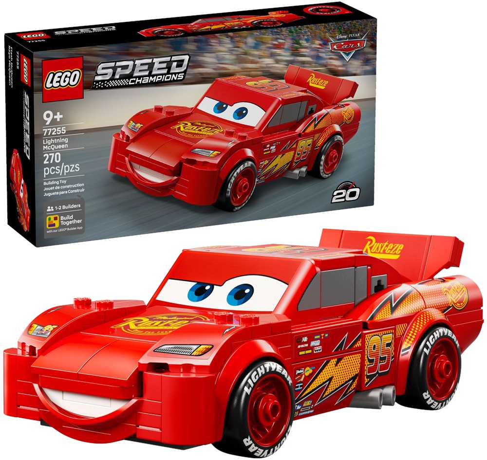 77255 Klocki Lego Speed Champions Zygzak McQueen Cars 270 elementów