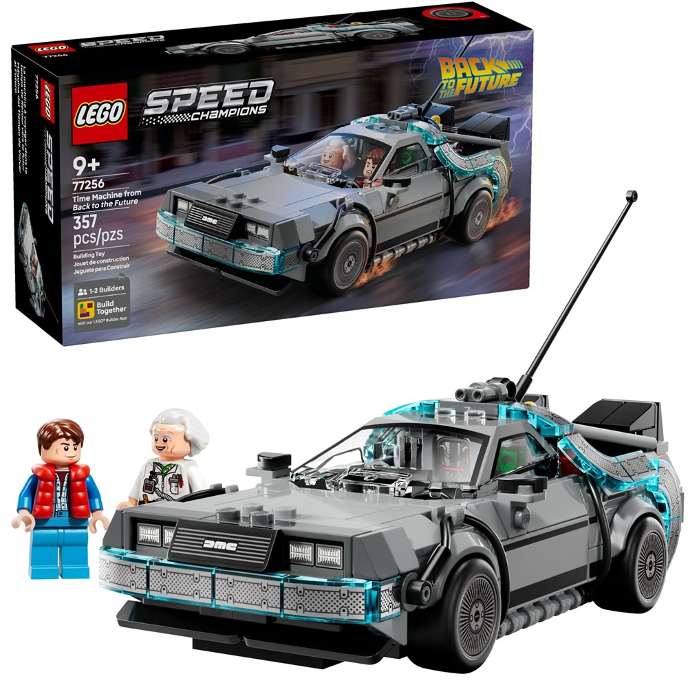 77256 Klocki Lego Speed Wehikuł czasu Powrotu do przyszłości 357 elementów 