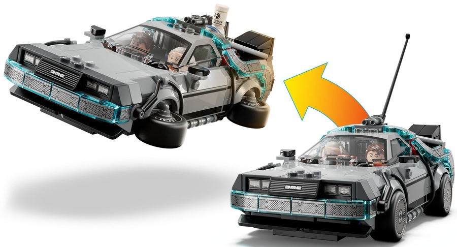 77256 Klocki Lego Speed Wehikuł czasu Powrotu do przyszłości 357 elementów 