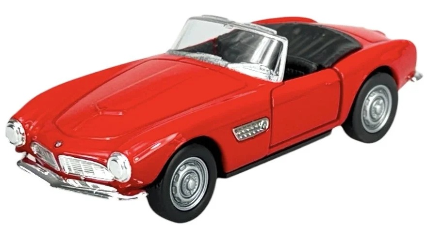 1:34 Metalowy model Welly BMW 507 czerwony Old Timer
