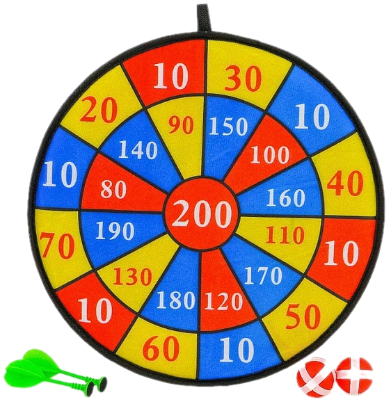 9482 Gra dart bezpieczne rzutki na rzep piłki lotki 
